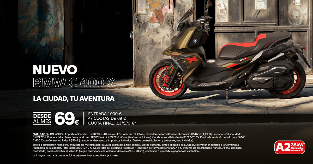BMW C400 X desde 69€ al mes